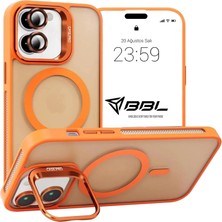 Ermer Iphone 11 Için Kamera Korumalı Magsafe Wireless Şarj Özellikli Lens Hediyeli Mat Şeffaf Renkli Standlı Kılıf