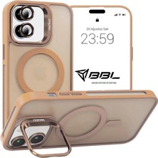 Ermer Iphone 11 Için Kamera Korumalı Magsafe Wireless Şarj Özellikli Lens Hediyeli Mat Şeffaf Renkli Standlı Kılıf