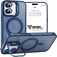 Ermer Iphone 11 Için Kamera Korumalı Magsafe Wireless Şarj Özellikli Lens Hediyeli Mat Şeffaf Renkli Standlı Kılıf