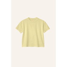 Zeyland Kız Erkek Çocuk Oversize T-Shirt  - Sarı