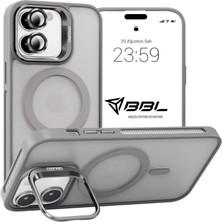 Ermer Iphone 11 Için Kamera Korumalı Magsafe Wireless Şarj Özellikli Lens Hediyeli Mat Şeffaf Renkli Standlı Kılıf