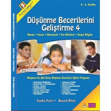 Üstün Zekalılar Enstitüsü Düşünme Becerilerini Geliştirme 4 Kitabı - 6-8 Yaş Dikkat & Zeka Geliştirme Kitapları