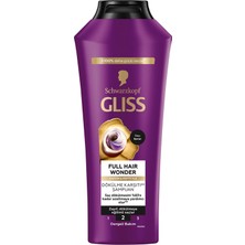 Gliss Full Hair Wonder Şampuan 400 ml 2 Adet