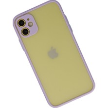 Bezos iPhone 11 Kılıf Montreal Silikon Kapak - Mor