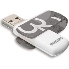 Philips Phılıps 32GB USB 2.0 Vivid FM32FD05B/00 Gölge Grisi Taşınabilir Bellek