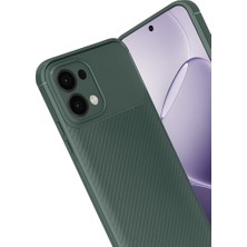 Bezos A6 Pro 4g Auto Focus Karbon Kapak - Koyu Yeşil