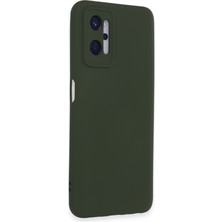 Bezos Realme 9i 4g Kılıf Nano Içi Kadife Silikon - Koyu Yeşil