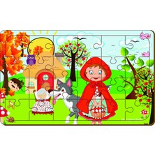 Maketçiniz Kırmızı Başlık Kız 24 Parça Ahşap Puzzle