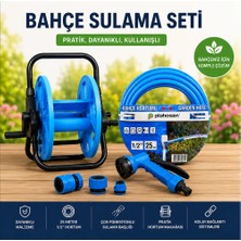 Opp Hortum Makara Seti 25 m Mavi Plastik Malzeme ile Dayanıklı ve Kolay Kullanım Özellikli