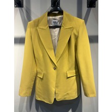 Cns Woman Studio Gold Düğme Detaylı Blazer Ceket