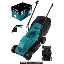 Assur 1200W 30L Toplama Torbalı Elektrikli Çim Biçme Makinesi