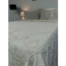 D'niss Home Roslin Natural 3 Parça Çift Kişilik Yatak Örtüsü