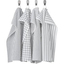 IKEA Rınnıg Kurulama Bezi Beyaz-Koyu Gri