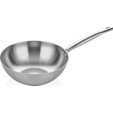 Altınbaşak Çelik Wok Tava 26 cm – Zafer Endüstriyel Mutfak