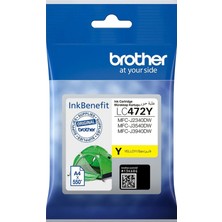 Brother LC472Y Yellow Sarı 550 Sayfa Kartuş MFC-J2340-J3540-J3940