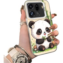 HONTINGA Oppo Find X9 Pro 5g ile Uyumlu Kılıf Silikon Kenar Sert Arka Kamera Koruyucu Basitlik Anti Düşme Kamera Korumalı Panda Desen Couple Telefon Kılıfı Kadın ve Erkek Için Uygundur K1-1478