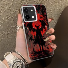 HONTINGA Vivo Y28 ile Uyumlu Kılıf Silikon Kenar Sert Arka Kamera Koruyucu Basitlik Anti Düşme Kamera Korumalı Karikatür Desen Couple Telefon Kılıfı Kadın ve Erkek Için Uygundur K1-1477