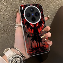 HONTINGA Vivo X300 ile Uyumlu Kılıf Silikon Kenar Sert Arka Kamera Koruyucu Basitlik Anti Düşme Kamera Korumalı Karikatür Desen Couple Telefon Kılıfı Kadın ve Erkek Için Uygundur K1-1477