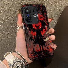 HONTINGA Vivo X200 Fe ile Uyumlu Kılıf Silikon Kenar Sert Arka Kamera Koruyucu Basitlik Anti Düşme Kamera Korumalı Karikatür Desen Couple Telefon Kılıfı Kadın ve Erkek Için Uygundur K1-1477