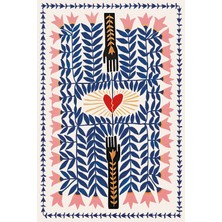 Kilim Home Modern Ev Dekorasyonu Için Figürlü ve Renkli Salon Pamuk Taban Halısı MARS531