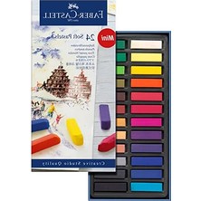 Die Grup 24 Renk Yüksek Pigmentli Mini Toz Pastel Boya Seti