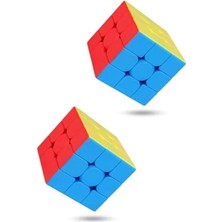Die Grup 3x3 Canlı Renklerde Fidget Zeka Küpü, Seyahat Oyun Seti