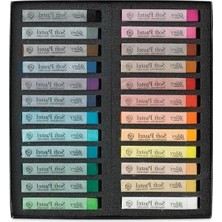 Die Grup Yumuşak Toz Pastel Seti - 24 Renk ile Yaratıcı Sanat Çalışmaları