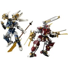 Die Grup LEGO Nınjago Ikiz Titan Robotları 71870-12 Yaş ve Üzeri Kız ve Erkek Çocuklar Için Oni Savaşçısı, Kai ve Nya Minifigürleri Içeren Yaratıcı Oyuncak Yapım Seti, Doğum Günü Hediyesi Fikri (1707 Parça)