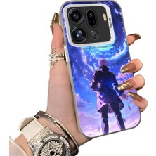 HONTINGA Oppo Find X9 Pro 5g ile Uyumlu Kılıf Silikon Kenar Sert Arka Kamera Koruyucu Basitlik Anti Düşme Kamera Korumalı Çizgi Film Desen Couple Telefon Kılıfı Kadın ve Erkek Için Uygundur K1-1481