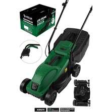Assur 1200W 30L Toplama Torbalı Elektrikli Çim Biçme Makinesi