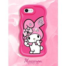 HONTINGA iPhone 6s Plus Uyumlu Kılıf Düşüme Önleyici Basitlik Anti Düşme Kamera Koruyucu Basit Kırmızı Yumuşak Silikon Couple Telefon Kılıfı Melody Desen K9-0250