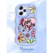 HONTINGA Poco X5 Pro 5g Uyumlu Kılıf Düşüme Önleyici Basitlik Anti Düşme Kamera Koruyucu Basit Mavi Yumuşak Silikon Couple Telefon Kılıfı Çiçekli Desen K9-0255