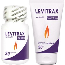 Lidyada Naturalia :  Levitrax 30LU Kapsüller + Levitrax 50 ml Krem: Erkeklerin Performanslarına Özel Set