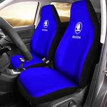 Antwax Skoda Baskılı Oto Koltuk Kılıfı Pro - Mavi