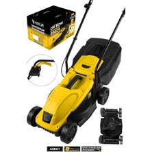 Assur 1200W 30L Toplama Torbalı Elektrikli Çim Biçme Makinesi