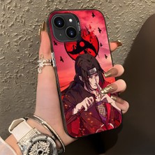 HONTINGA iPhone 15 Plus ile Uyumlu Kılıf Silikon Kenar Sert Arka Kamera Koruyucu Basitlik Anti Düşme Kamera Korumalı Çizgi Film Desen Couple Telefon Kılıfı Kadın ve Erkek Için Uygundur K1-1482