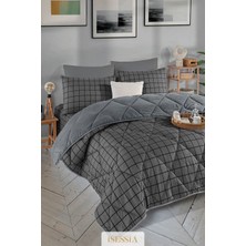 Isessia Milora Çift Kişilik Çift Taraflı Wellsoft Uyku Seti | Yastık Kılıflı | Yorgan | 195X215 cm