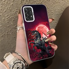 HONTINGA Samsung Galaxy A52S 5g ile Uyumlu Kılıf Silikon Kenar Sert Arka Kamera Koruyucu Basitlik Anti Düşme Kamera Korumalı Anime Desen Couple Telefon Kılıfı Kadın ve Erkek Için Uygundur K1-1480
