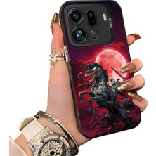 HONTINGA Oppo Find X9 Pro 5g ile Uyumlu Kılıf Silikon Kenar Sert Arka Kamera Koruyucu Basitlik Anti Düşme Kamera Korumalı Anime Desen Couple Telefon Kılıfı Kadın ve Erkek Için Uygundur K1-1480