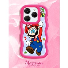 HONTINGA Tecno Spark 20 Pro Uyumlu Kılıf Düşüme Önleyici Basitlik Anti Düşme Kamera Koruyucu Basit Kırmızı Yumuşak Silikon Couple Telefon Kılıfı Mario Desen K9-0249