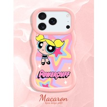 HONTINGA iPhone 17 Pro Max Uyumlu Kılıf Düşüme Önleyici Basitlik Anti Düşme Kamera Koruyucu Basit Pembe Yumuşak Silikon Couple Telefon Kılıfı Powerpuff Desen K9-0257