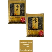 Sea Food Yaki Nori Sushi Yosunu 10 Yaprak 27 g 2'li Set