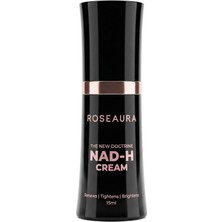 Roseaura NAD-H Göz Çevresi Kremi 15 ml - NADH ve Vitamin E İçeren Airless Pompalı Bakım
