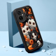 HONTINGA Tecno Camon 19 Neo ile Uyumlu Kılıf Kamera Koruyucu Basitlik Anti Düşme Kamera Korumalı Kedi Siyah Desen Yumuşak Silikon Couple Telefon Kılıfı Kadın ve Erkek Için Uygundur K2-0677