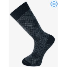 Pro Burucek Lamswool Kışlık Soket Rahat Erkek 12'li Çorap