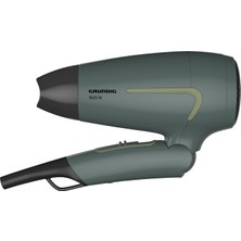 Grundig Buz Yeşili 3 Kademeli Yüksek Kaliteli Katlanabilir Seyahat Tipi Pratik Saç Kurutma Makinesi