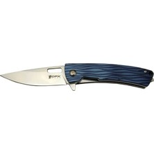 Gees Global Dpx Gear Aculus F004 Bl Mavi Kurtarma / Kamp Çakı 18CM - Yarı Otomatik, Cam Kırma Aparatlı, Kem