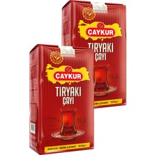 Çaykur Tiryaki 2 kg Dökme Çay x 2 Adet Siyah Çay Aroma ile Kaliteli Doğal Yaprak Çay Menşei Rize