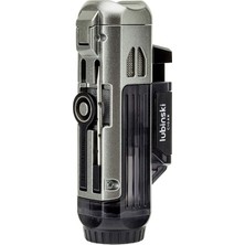 Lubinski Tek Torch Puro Çakmağı Delici+Iğneli Gunmetal LB-114