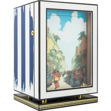 Lubinski Special Edt. Cuban Flag 3 Çekmeceli Humidor Puro Kutusu Dolap 120S LB-020